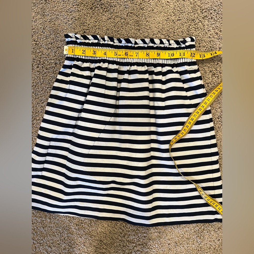 BUNDLE 2 J Crew SKIRTS Striped Nautical AND gray Wool Blend-00 - Picture 4 of 16